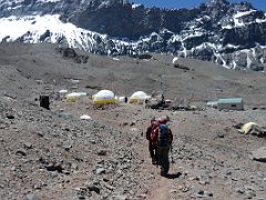 32 We Arrived At Aconcagua Plaza Argentina Base Camp 4200m After Trekking Six Hours From Casa de Piedra